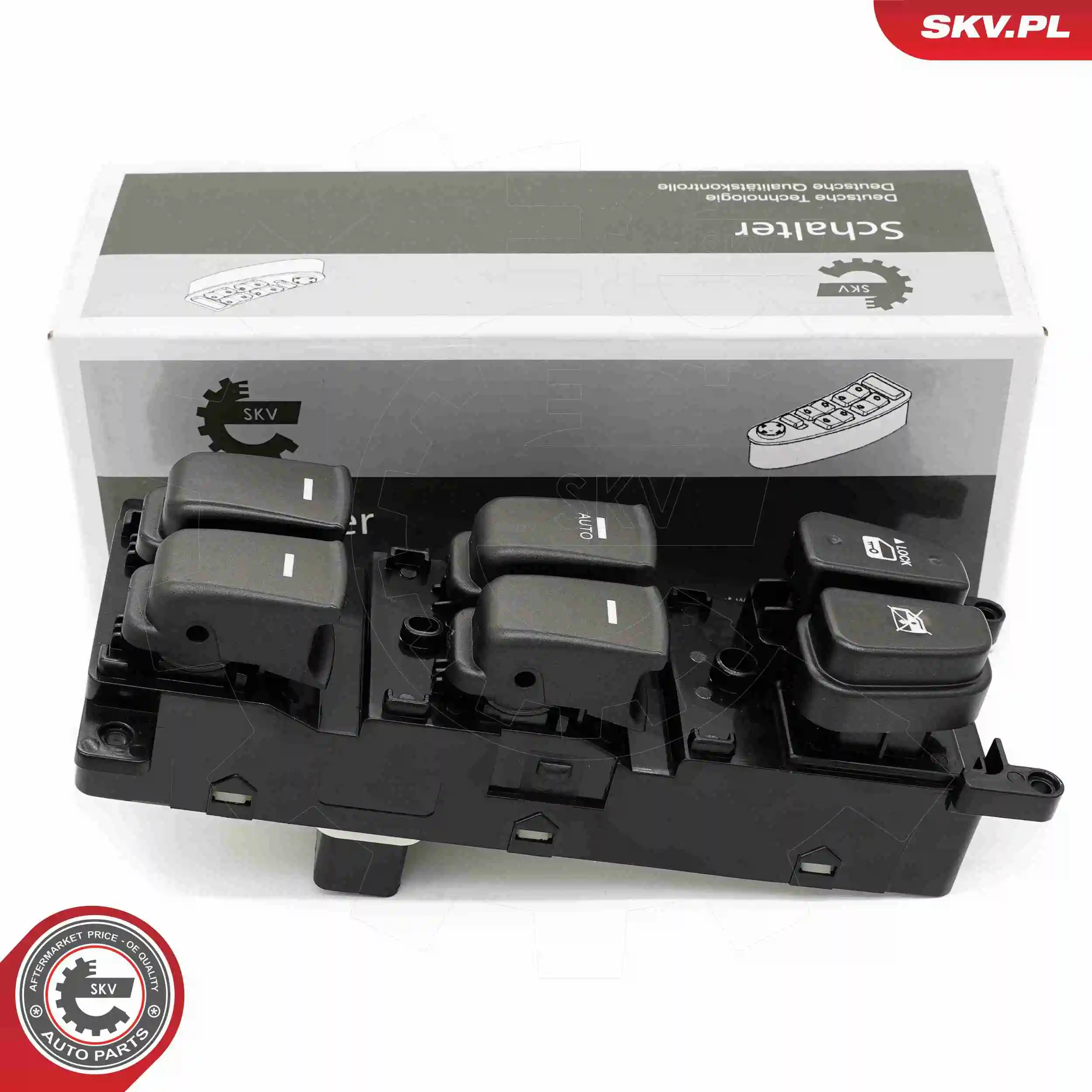 Switch, window regulator